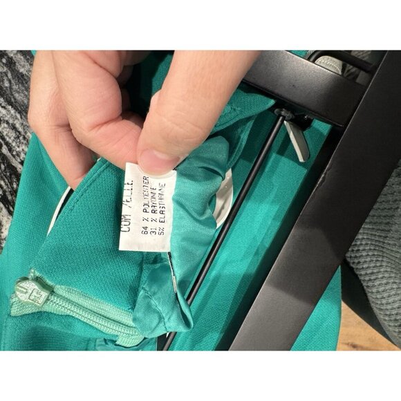 COM' ELLE Paris Women Skirt Size 3 Green - Picture 7 of 7